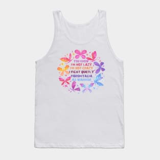 Fibromyalgia as Warrior Tank Top